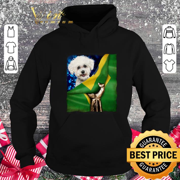 Cheap Bandeira do Brasil Bichon Frise shirt
