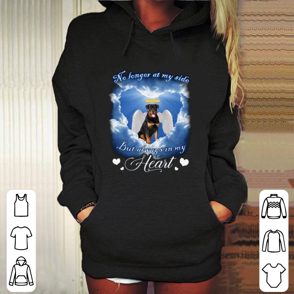 Pretty Rottweiler Angel no longer at my side but always in my heart shirt 7 Pretty Rottweiler Angel no longer at my side but always in my heart shirt