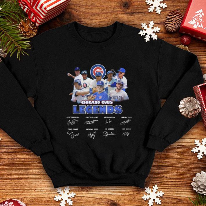 Premium Chicago Cubs Legends signatures Ryne Sandberg Billy Williams shirt 7 Premium Chicago Cubs Legends signatures Ryne Sandberg Billy Williams shirt