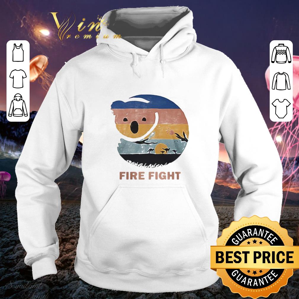 Premium Koala Fire Fight Australia 2020 Retro Vintage shirt