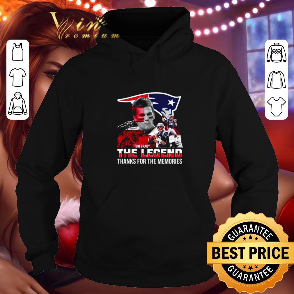 Premium New England Patriots Tom Brady the legend thank you for the memories shirt 7 Premium New England Patriots Tom Brady the legend thank you for the memories shirt