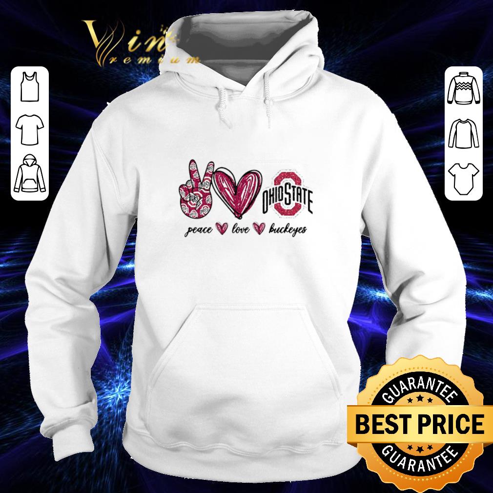 Premium Peace Love Ohio State Buckeyes logo shirt 7 Premium Peace Love Ohio State Buckeyes logo shirt