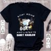 Awesome Snoopy And Woodstock Mask Stay Home And Listen To Barry Manilow shirt 6