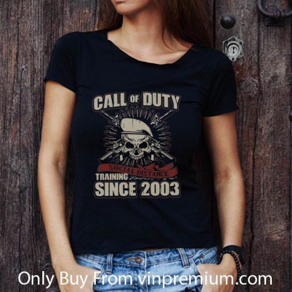 Top Call Of Duty Social Distance Training Since 2003 shirt 3