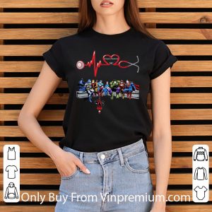 Original Nurse And Super Hero Emergency Department NC shirt 5
