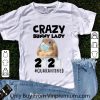 Awesome Crazy Bunny Lady 2020 #Quarantined Covid-19 shirt 6