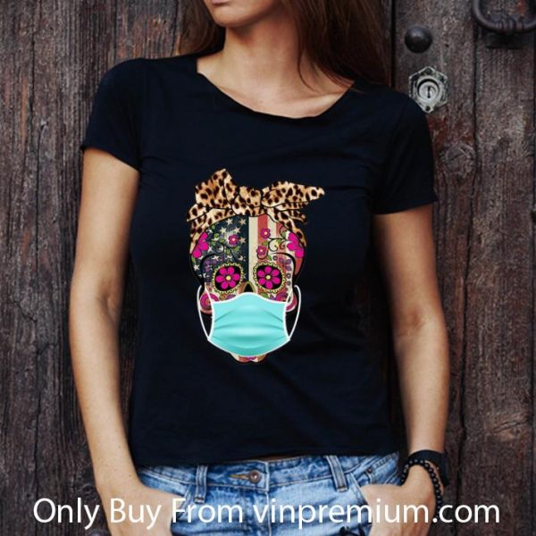 Official Leopard Skull Mask American Flag shirt 3