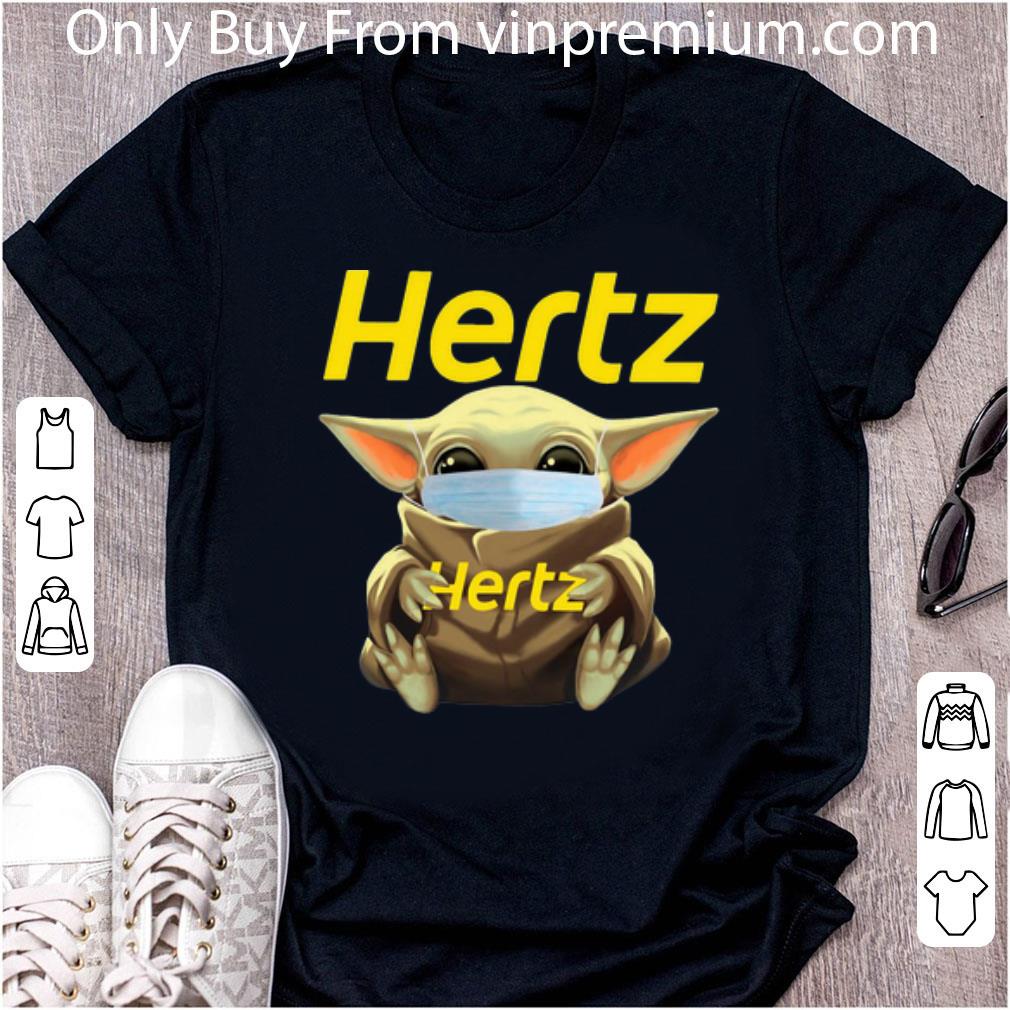 Top Star Wars Baby Yoda Face Mask Hug Hertz shirt 7