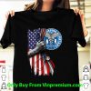 Great NA Certified Nursing Assistant Stethoscope American Flag shirt 6