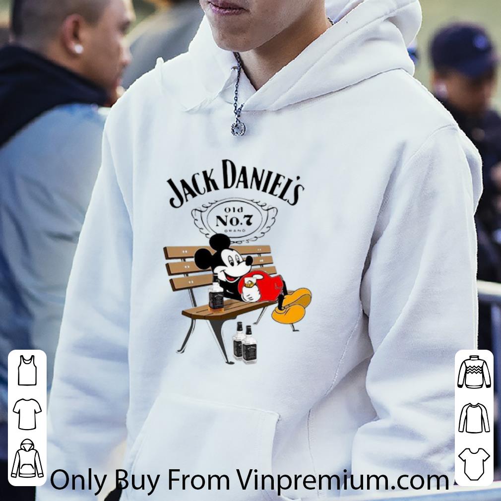 Awesome Mickey Mouse Drinking Jack Daniels shirt