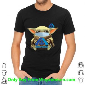 Great Star Wars Baby Yoda Face Mask Hug Albertsons shirt 4