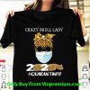 Pretty Sunflower Leopard Crazy Skull Lady 2020 #Quarantine Covid-19 shirt 7