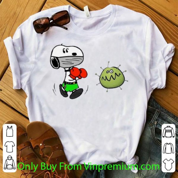 Premium Snoopy Boxing Coronavirus shirt 1