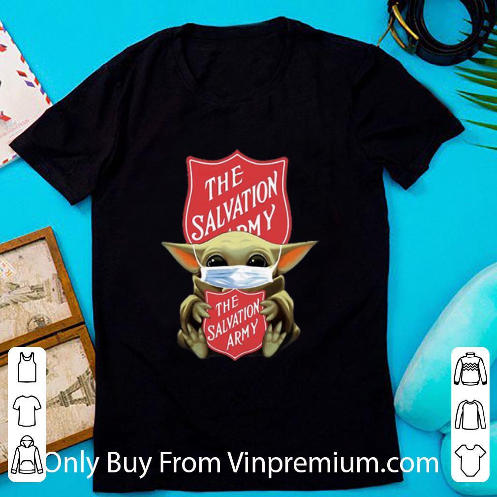 Original Star Wars Baby Yoda Mask The Salvation Army Covid-19 shirt 7