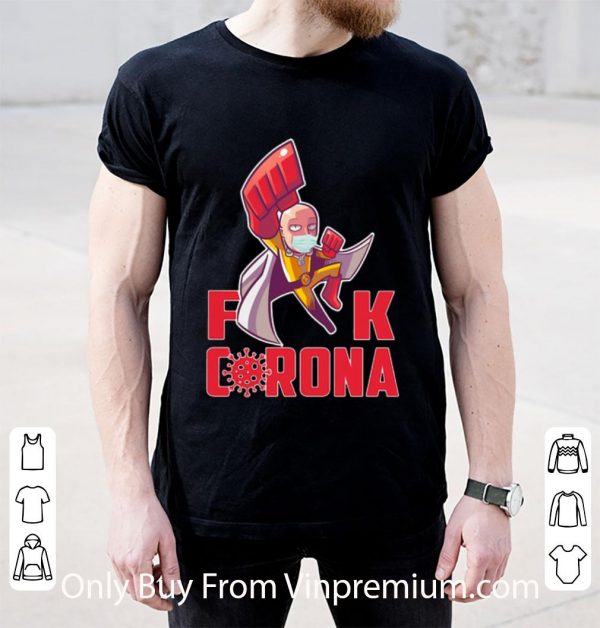 Awesome Saitaman Fuck Corona Covid-19 shirt 2