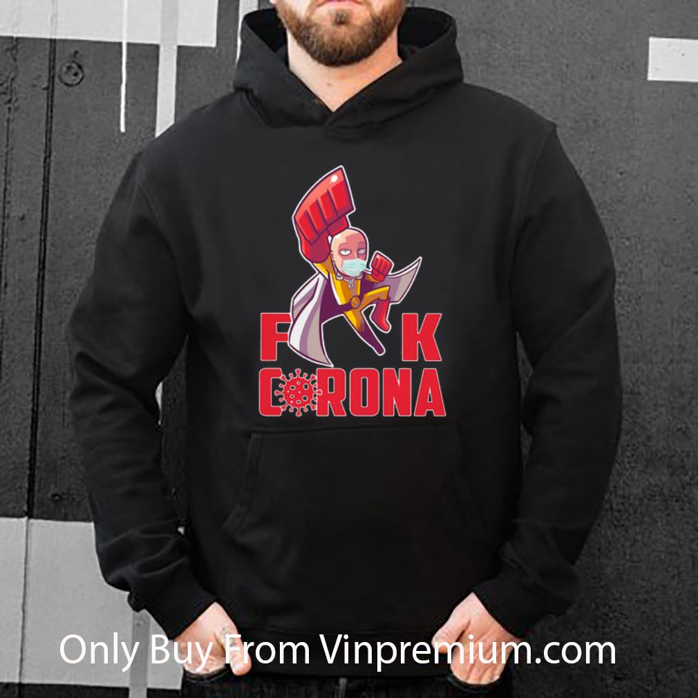 Awesome Saitaman Fuck Corona Covid-19 shirt