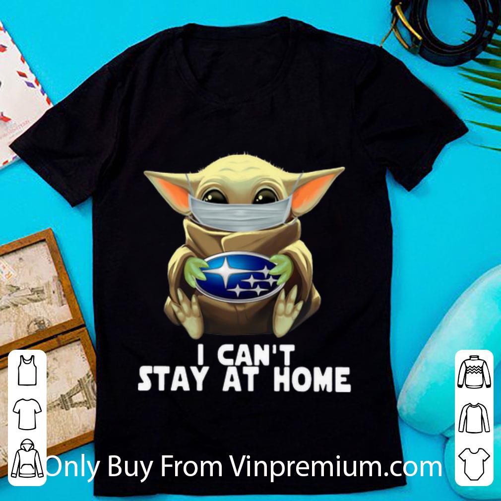 Official Star Wars Baby Yoda Mask Hug Subaru I Can’t Stay At Home shirt Official Star Wars Baby Yoda Mask Hug Subaru I Can’t Stay At Home shirt 1