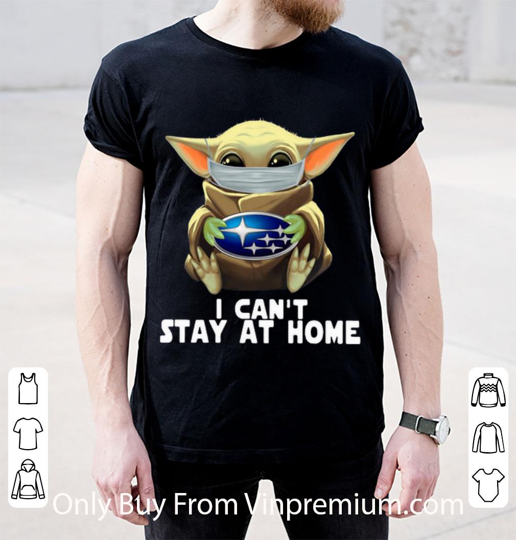 Official Star Wars Baby Yoda Mask Hug Subaru I Can’t Stay At Home shirt Official Star Wars Baby Yoda Mask Hug Subaru I Can’t Stay At Home shirt 2
