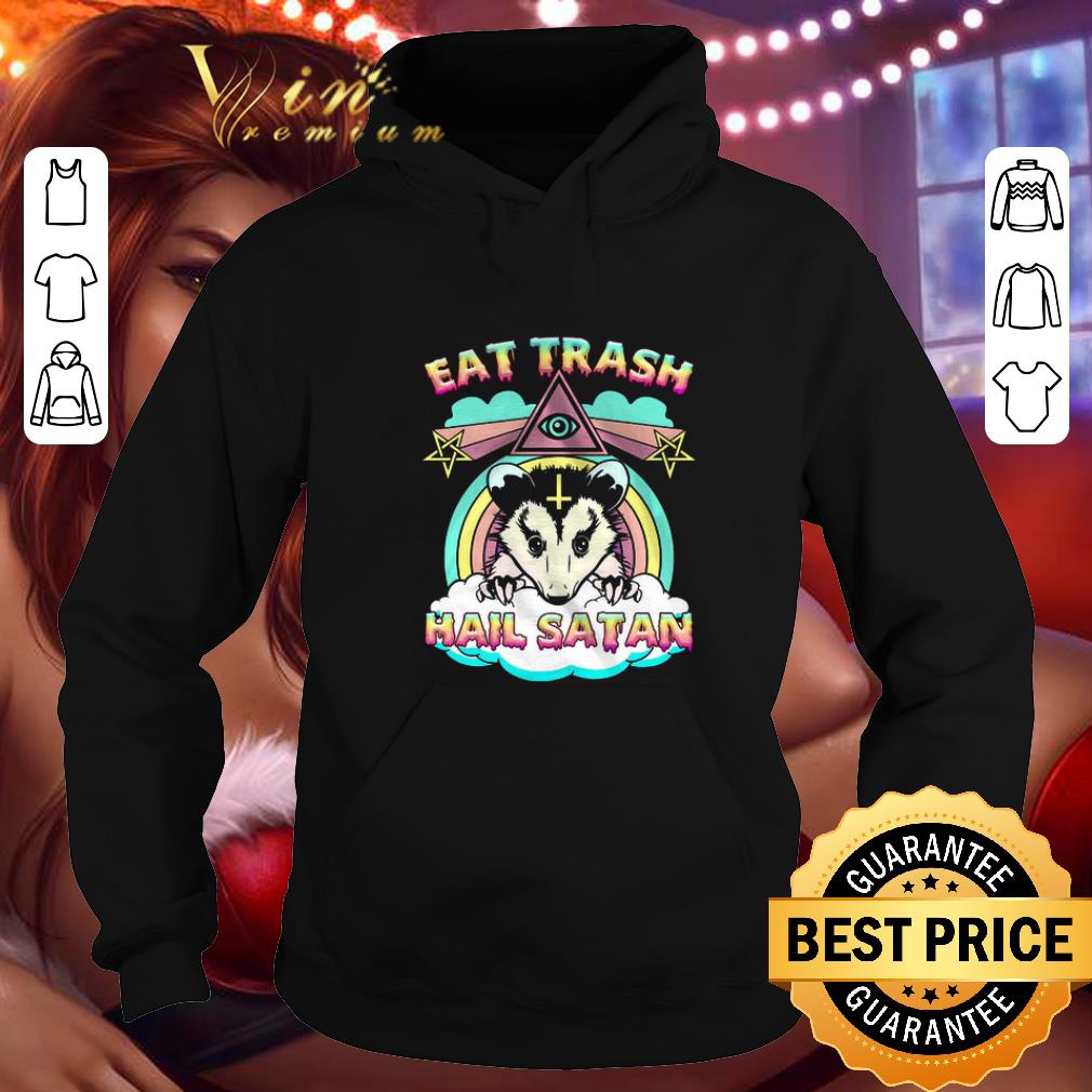 Original Possum Badger Eat Trash Hail Satan shirt