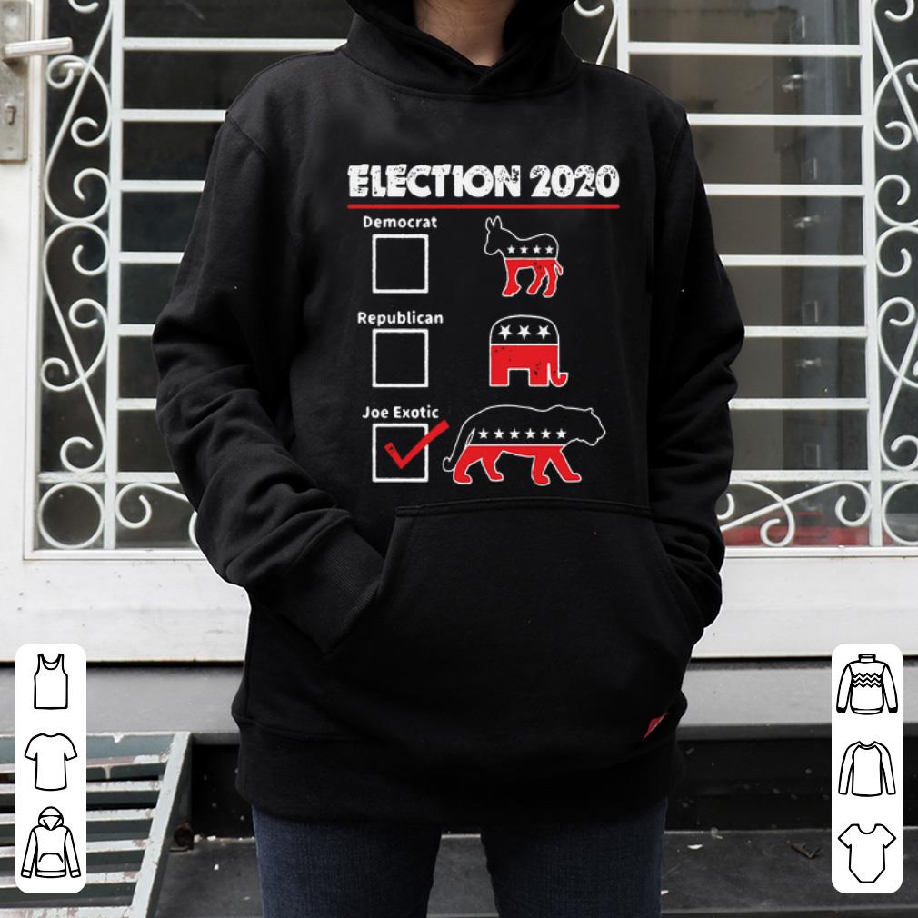 Premium Election 2020 Democrat Republican Joe Exotic Tiger shirt