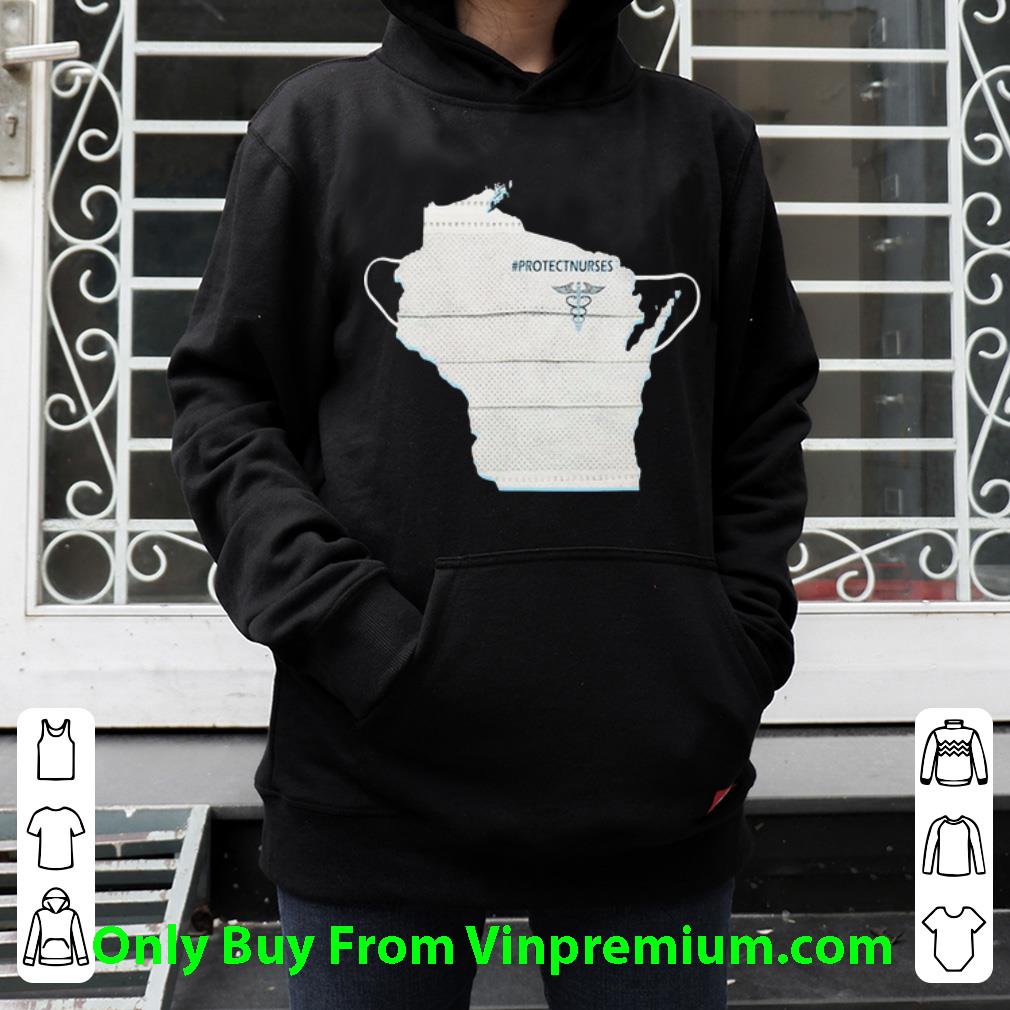 Premium Wisconsin Face Mask Protect Nurses shirt