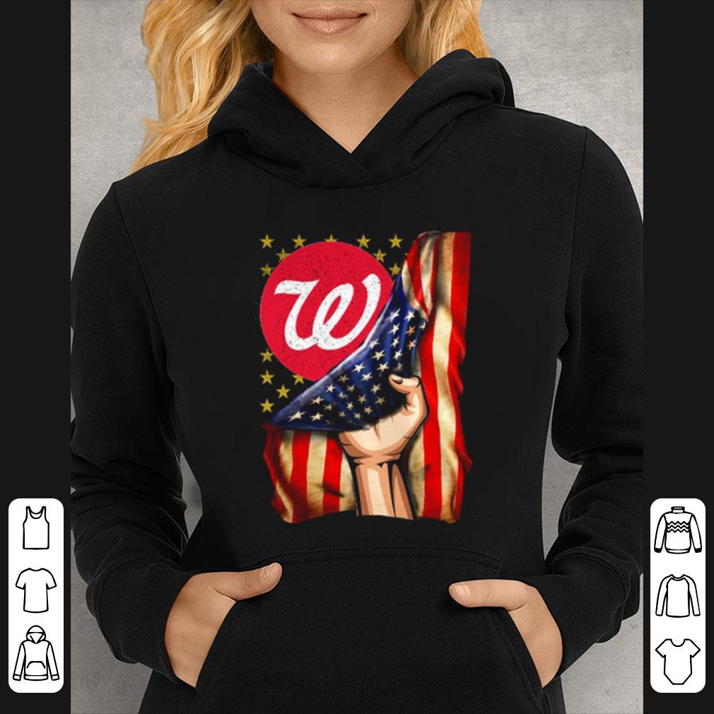 Pretty Walgreens America Flag shirt