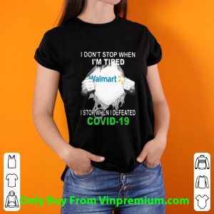 Walmart Blood Inside I Stop When I Defeated Covid-19 Shirt 5