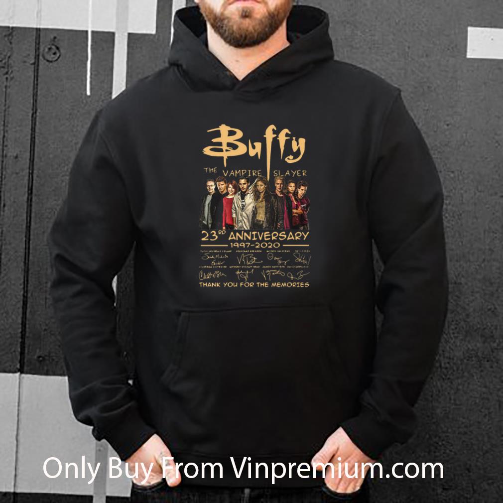 Original Buffy The Vampire Slayer 23rd Anniversary Signature shirt