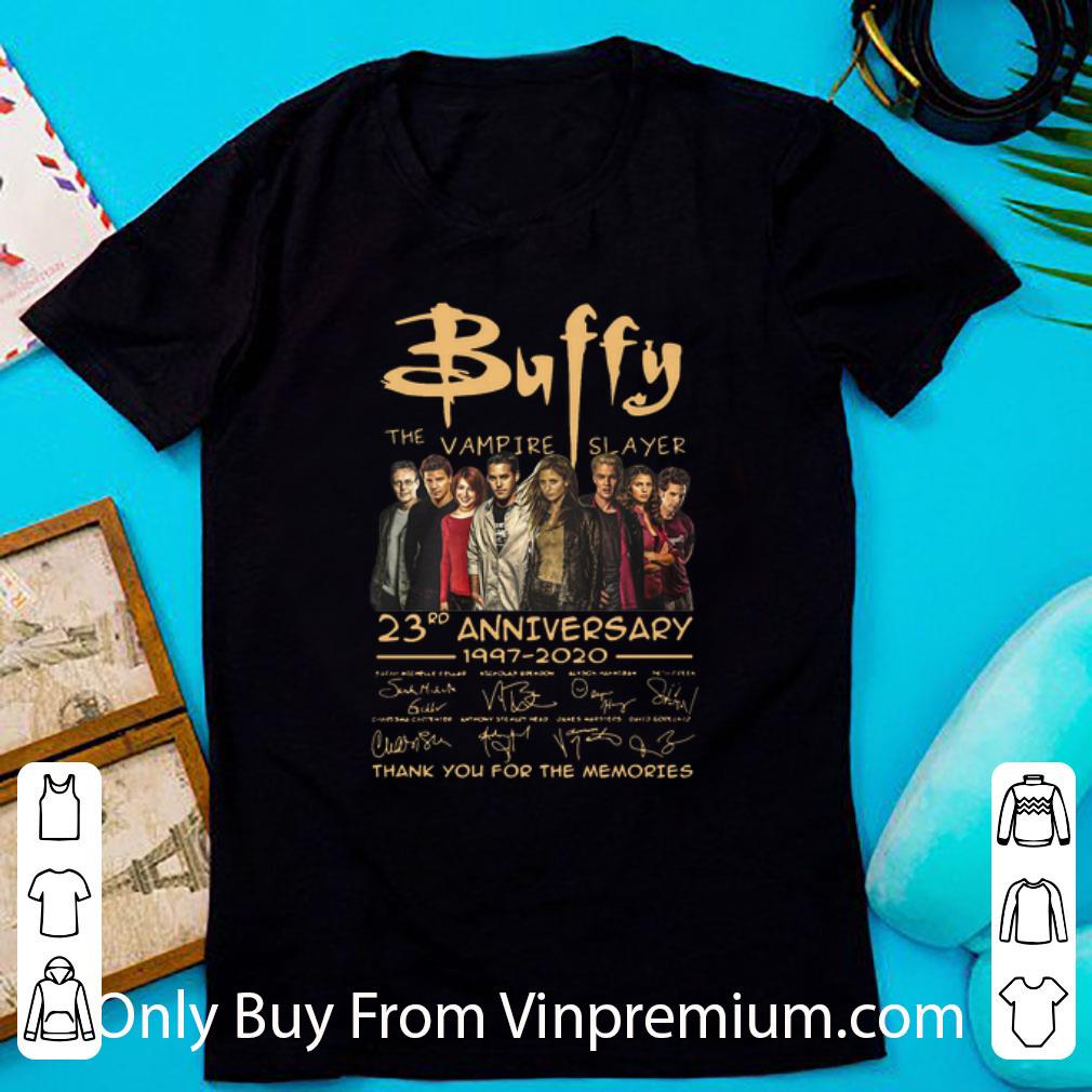 Original Buffy The Vampire Slayer 23rd Anniversary Signature shirt 7