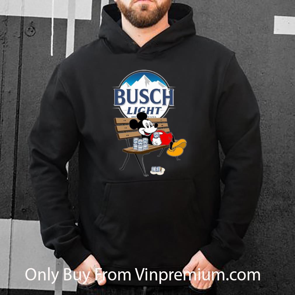 Nice Mickey Mouse Drink Busch Light shirt