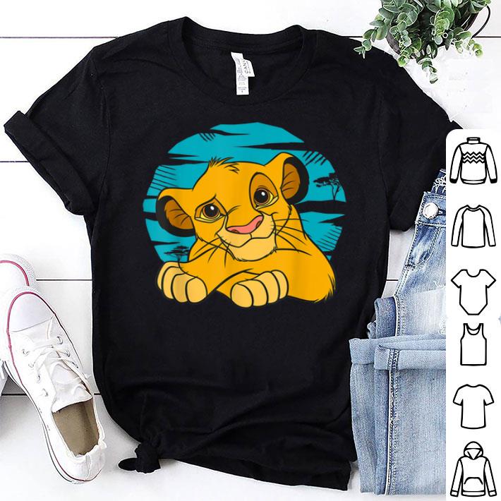 The Lion King Young Simba Resting Blue 90s Shirt
