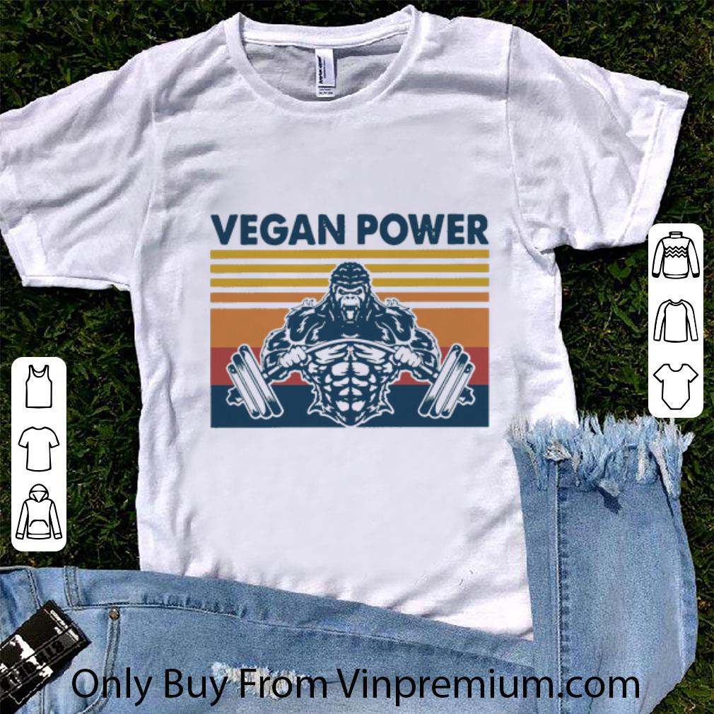 Great Vintage Muscle Bigfoot Vegan Power shirt 6