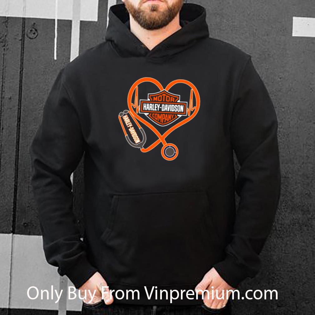 Premium Stethoscope Heartbeat Motor Harley Davidson Company shirt