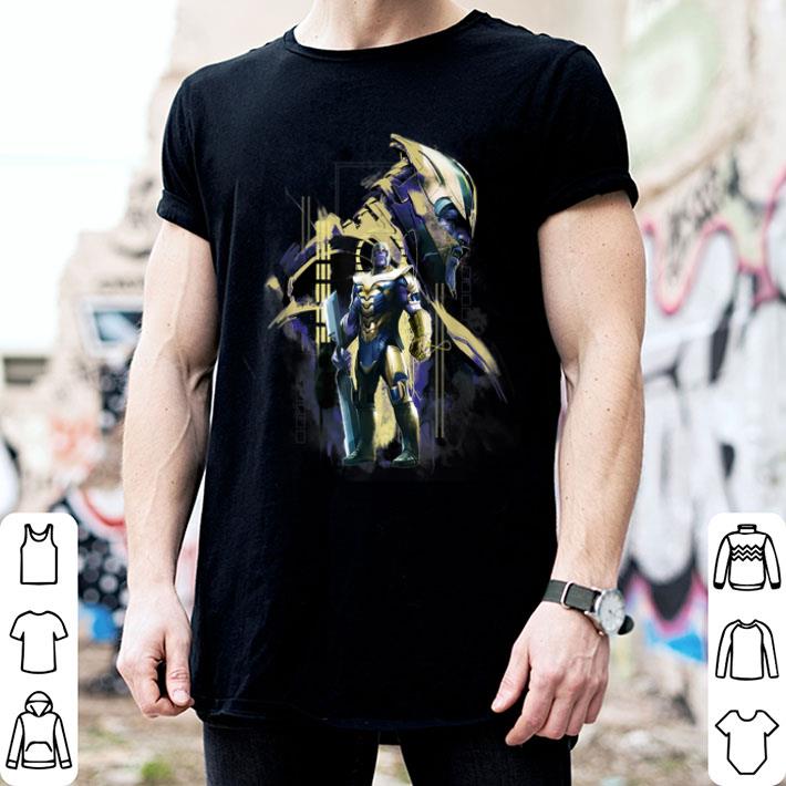 Avengers Endgame Thanos in Gold Armor Shirt