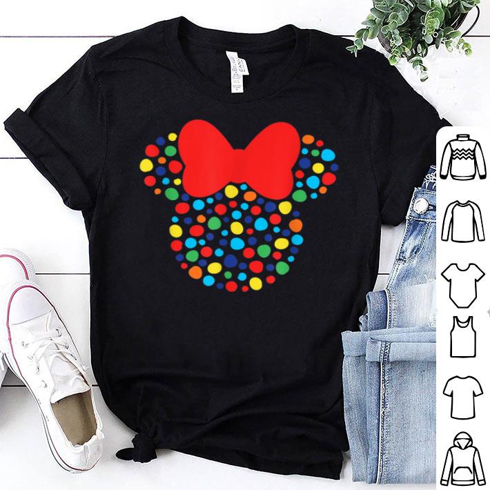 Minnie Mouse Polka Dot Rainbow Shirt