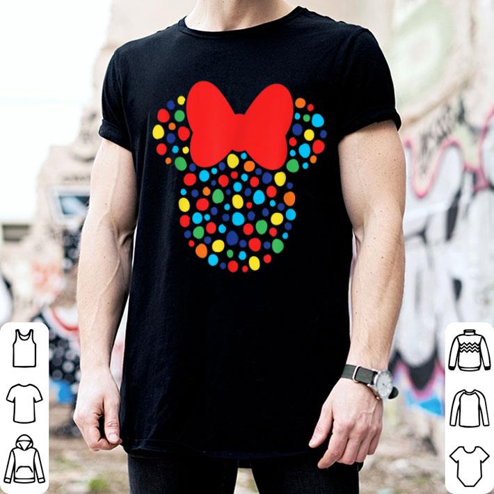 Minnie Mouse Polka Dot Rainbow Shirt