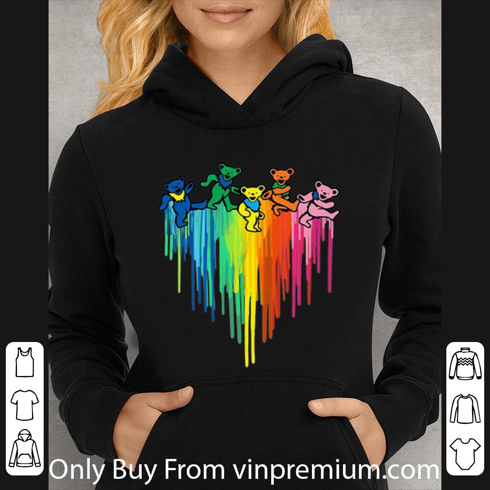 Awesome Grateful Dead Bear Paint Color shirt