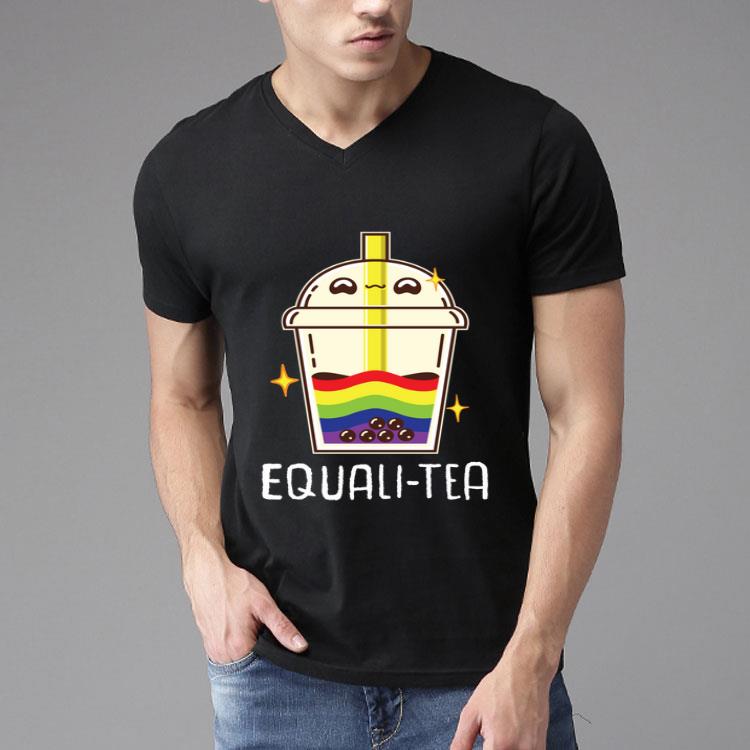Equalitea Bubble Tea Mug Boba Tea Milk Gay LGBT Pride Kawaii Shirt