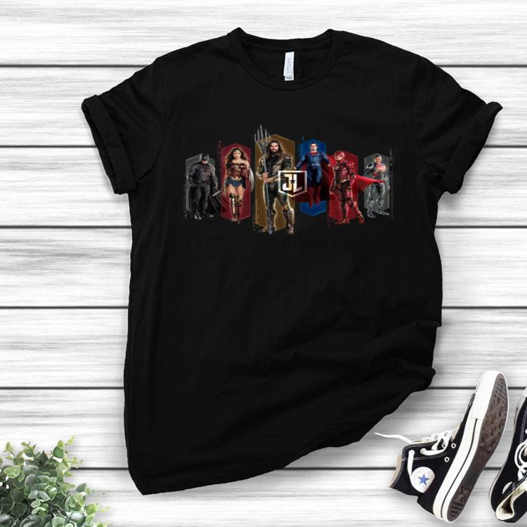 Justice League Movie Team Hexagons Shirt