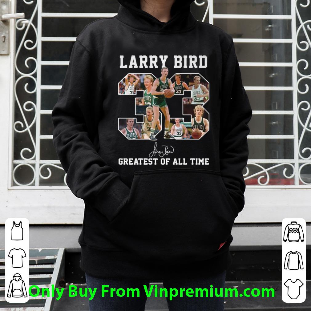 Official 33 Larry Bird Greatest Of All Time Signature shirt