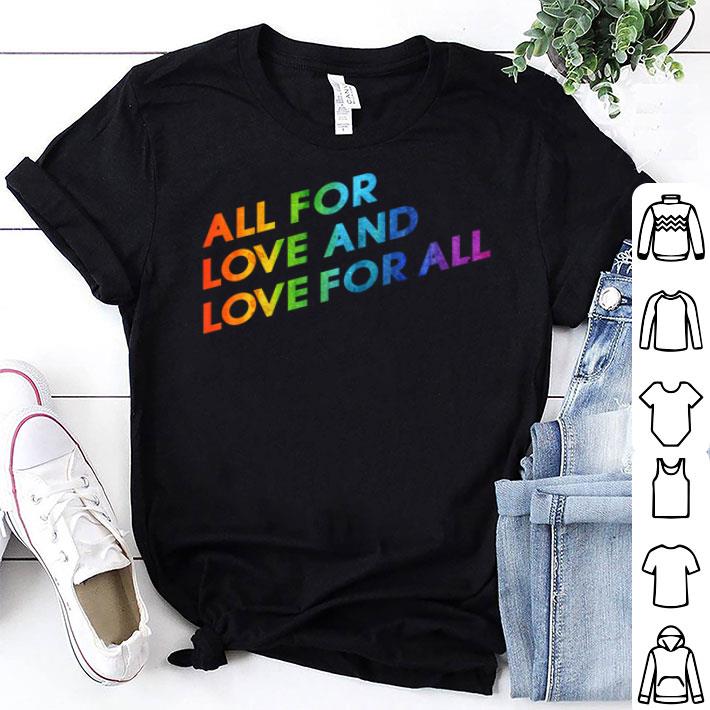 LGBT Gay Lesbian Pride Flag Love Pride Month Shirt