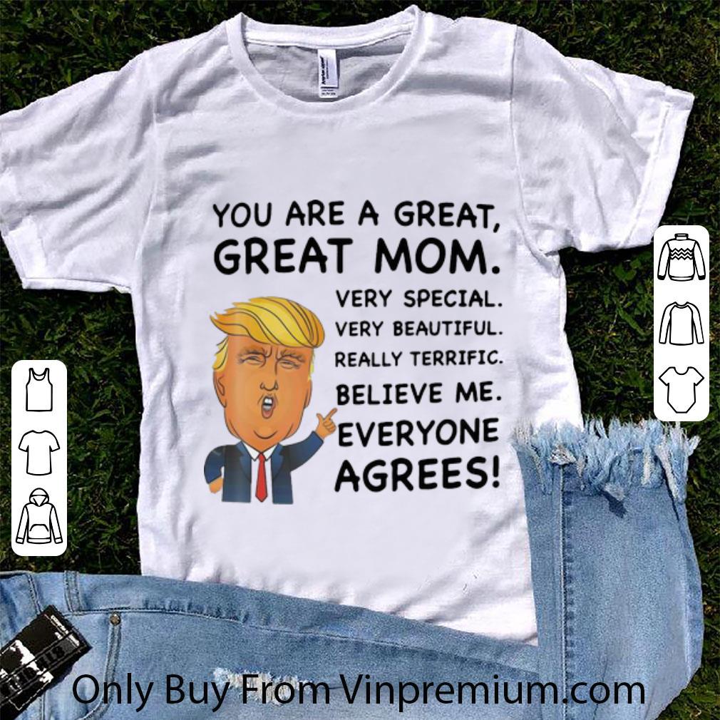 Top Trump Your Are A Great Mom Very Special Very Beautiful Mother's Day shirt 6