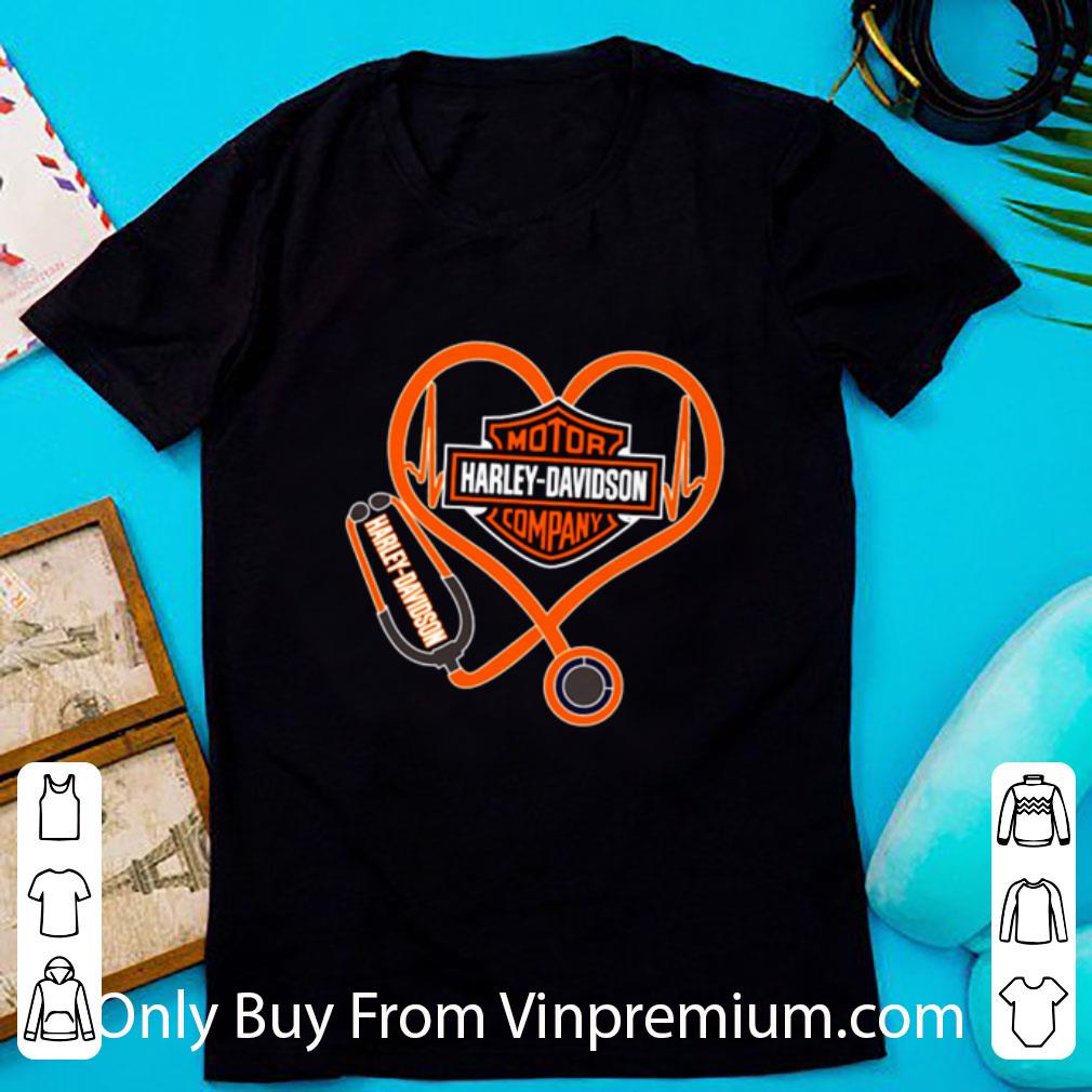 Premium Stethoscope Heartbeat Motor Harley Davidson Company shirt 6