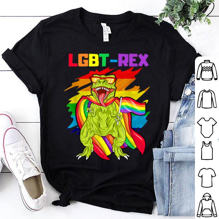 LGBT-Rex Rainbow Pride Flag Parade Shirt