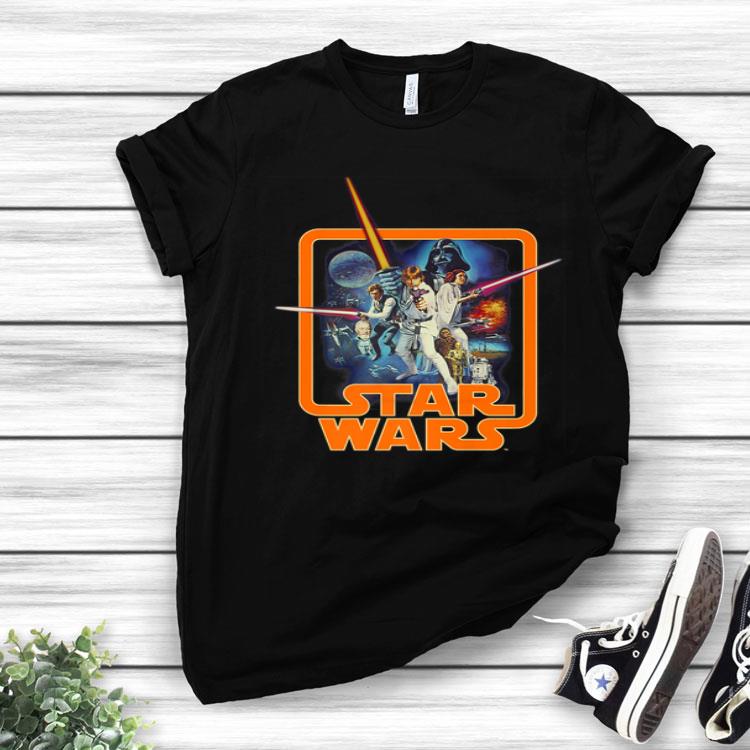 Star Wars Classic A New Hope Movie Badge Graphic Shirt