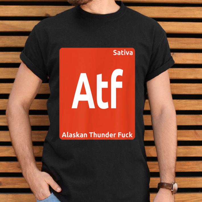 Alaskan Thunder Fuck Sativa Cannabis Strain Periodic Table Shirt