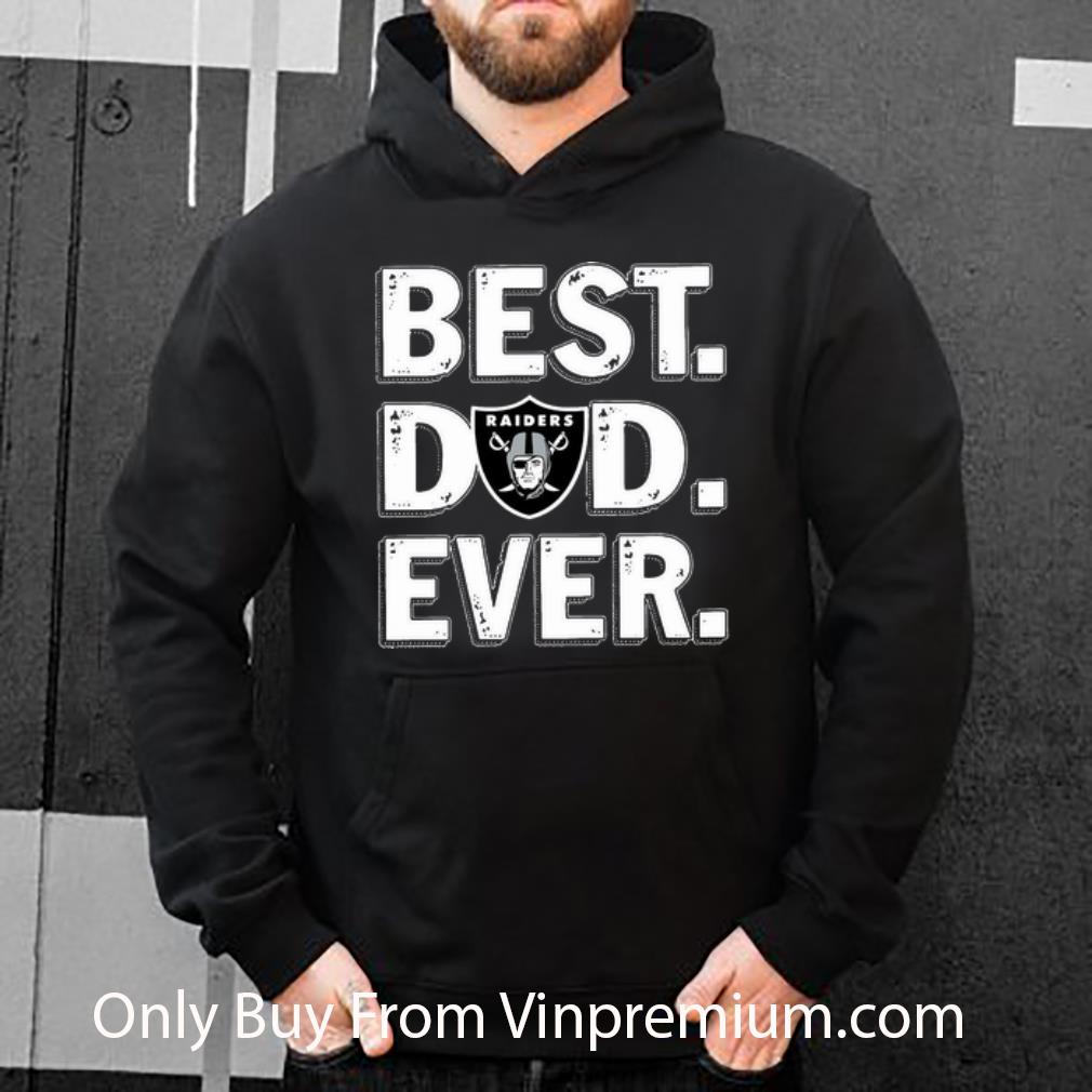 Top Oakland Raiders Best Dad Ever Happy Father's Day shirt