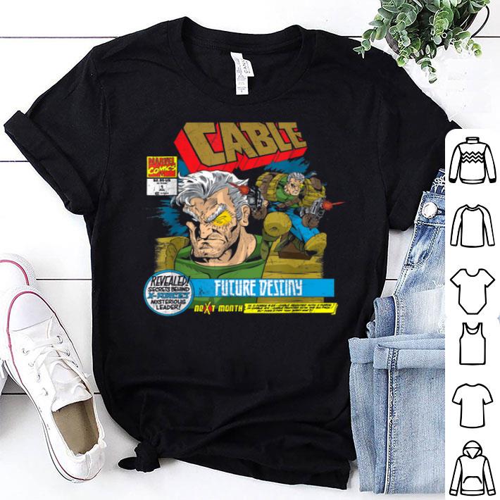 X-Men Cable Future Destiny Comic Art Shirt