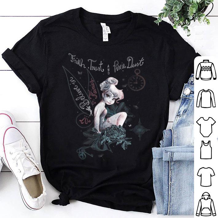 Peter Pan Tinker Bell Believe Drawing Graphic Shirt
