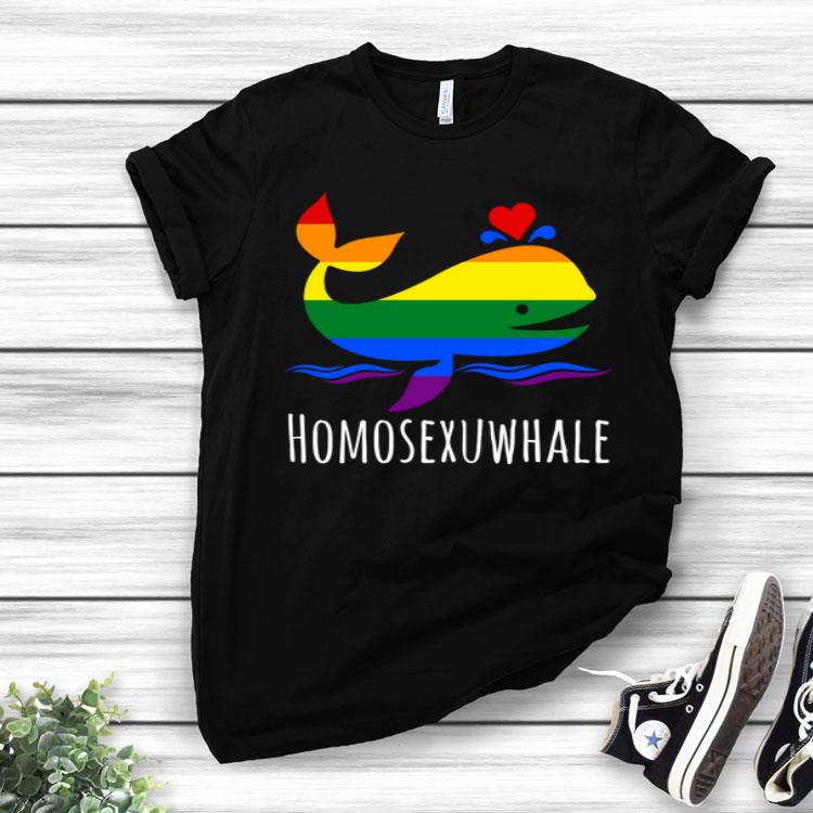 LGBT Gay Lesbian Homosexuwhale Funny Pride Shirt